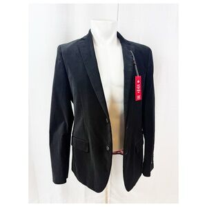 The Savile Row Company Men’s Velvet Blazer Jacket 40R Black Brit Slim - NWT